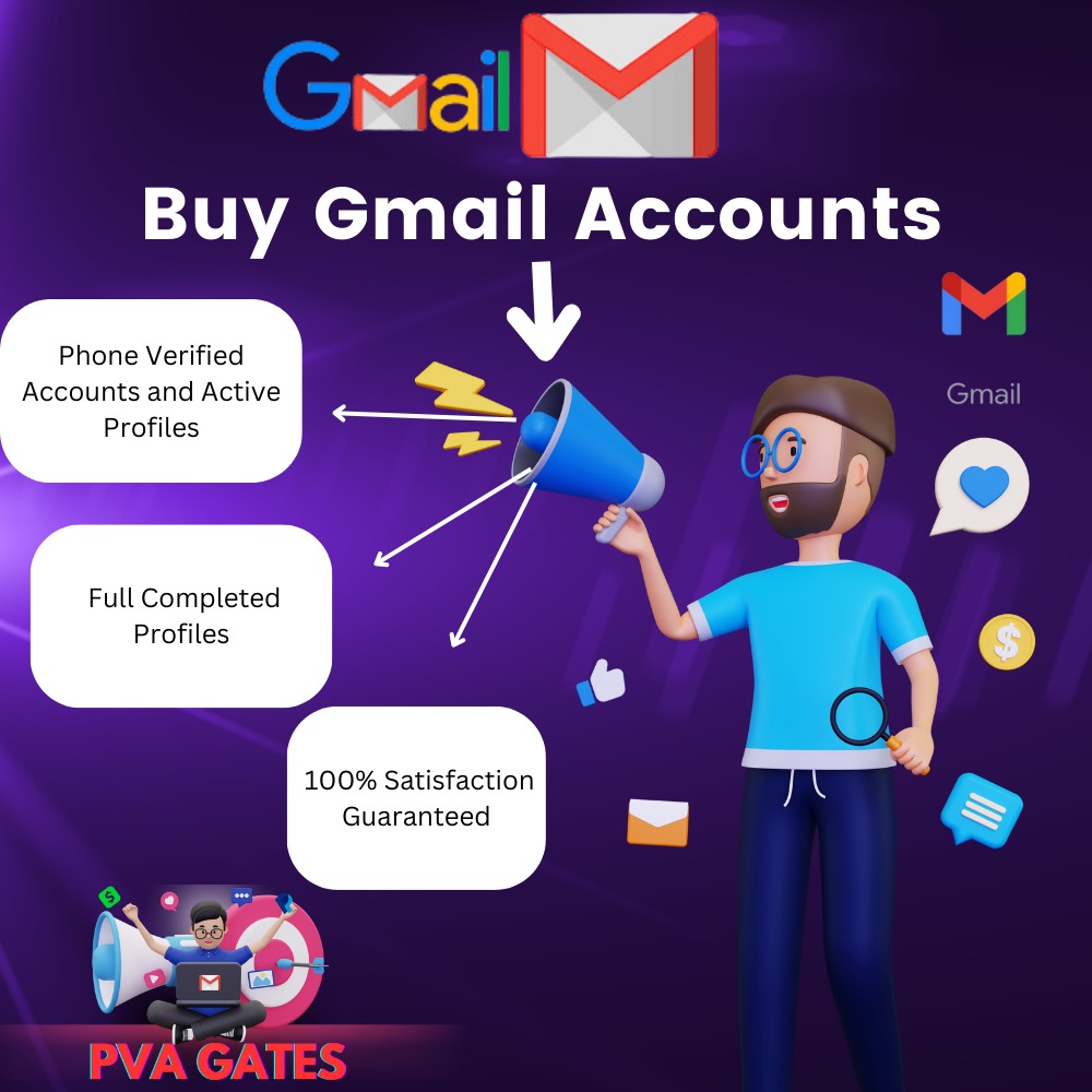 Buy Gmail Accounts - 100% Legit and full working gurantee