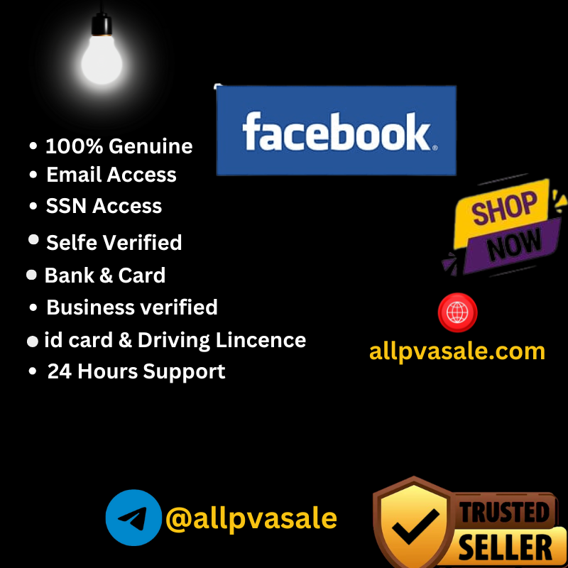 Buy Facebook Account - 100% secure social media account