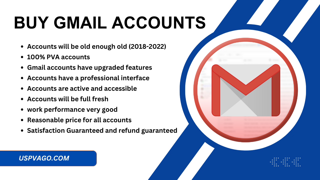 Buy Old Gmail Accounts - 100% Verified & Aged for Your Needs