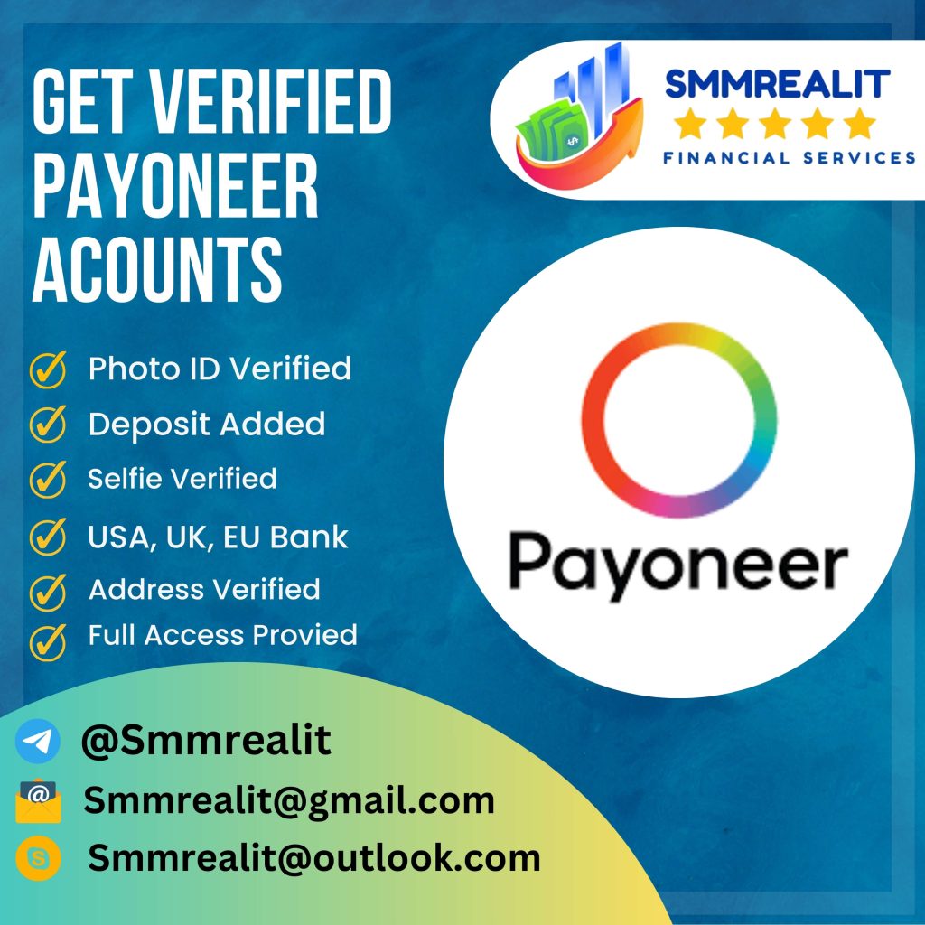 Buy Payoneer Accounts - Fully Verified and Instant Access