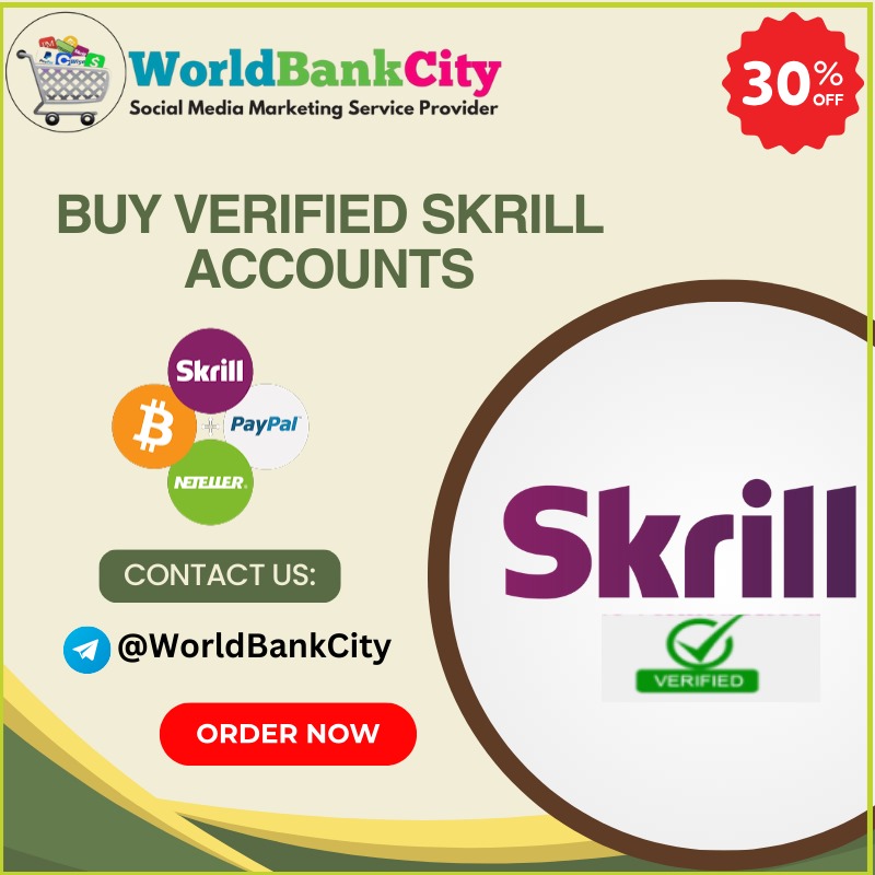 Buy Verified Skrill Accounts - Get 100% Safe & Verified