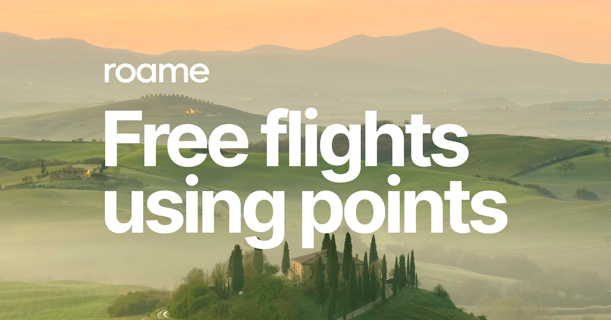 Roame.Travel | AI Award flight search