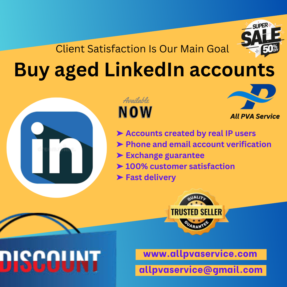 Buy aged LinkedIn accounts | Boost Your Professional Reach