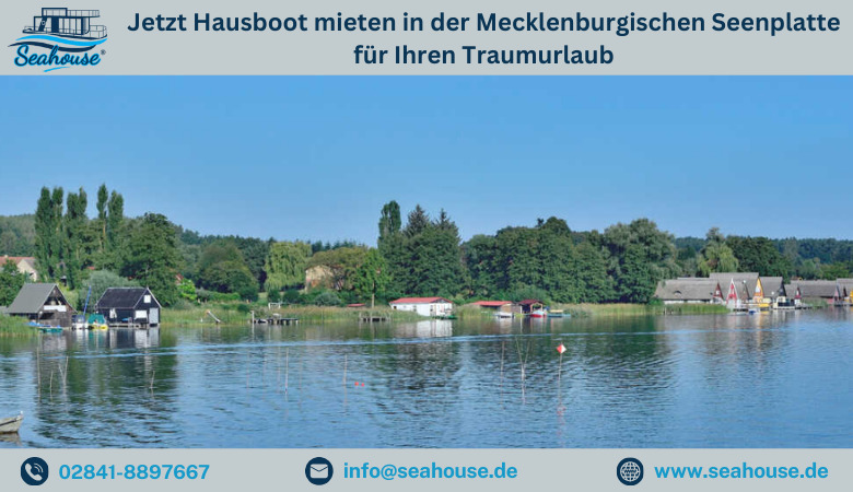 Seahouse — Jetzt Hausboot mieten in der Mecklenburgischen Seenplatte für Ihren Traumurlaub