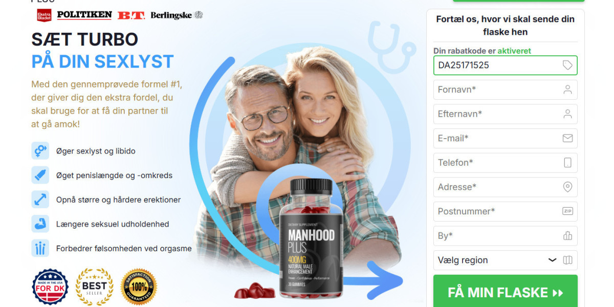 Manhood Plus Male Enhancement Gummies  DK anmeldelser, pris & køb nu