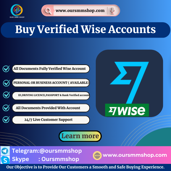 Buy Verified Wise Accounts - Our SMM Shop