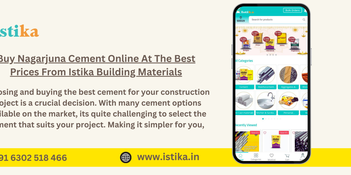 Buy Nagarjuna Cement Online At The Best Prices From Istika Building Materials