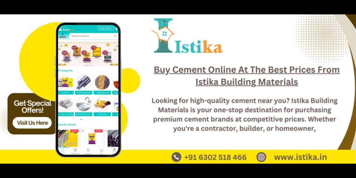 Buy Cement Online At The Best Prices From Istika Building Materials