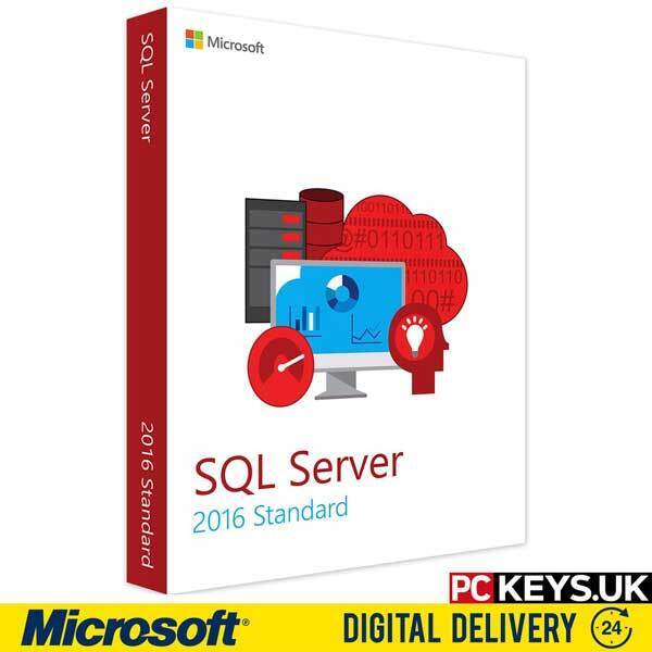 Shop for Microsoft SQL Server 2016 Standard 2 Core | PC Keys £229