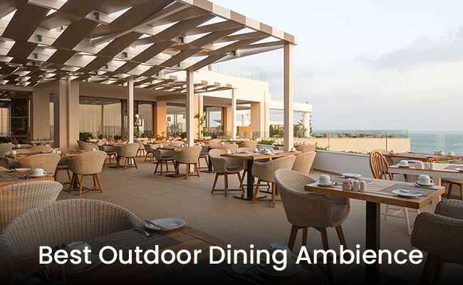 Lebanese Restaurant with Outdoor Dining Ambience | Evalounge