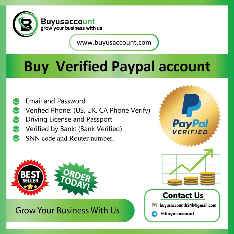 Buy Usa Paypal account - %we offer a 100% replacement%