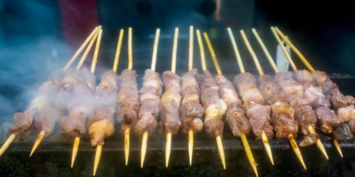 Bamboo Skewers for Grilling by Bamboo Kulfi Sticks A Grill with a Natural Touch
