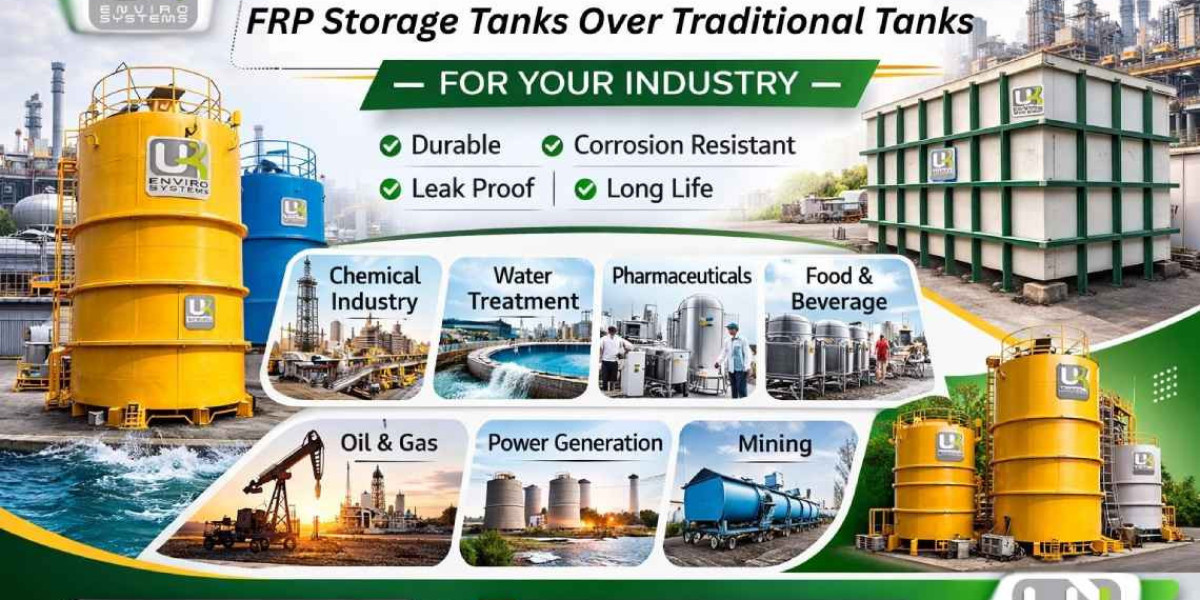 Why Industries Prefer FRP Storage Tanks Over Traditional Tanks